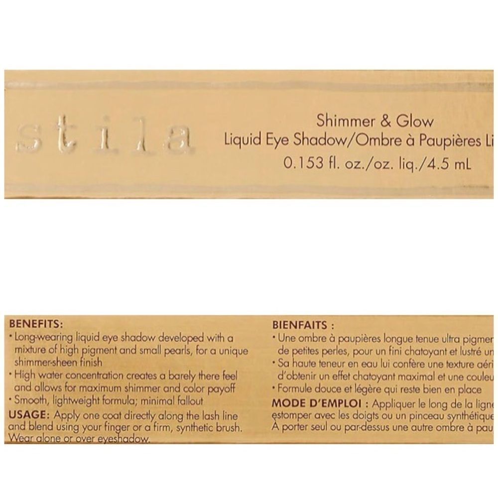 STILA - NWT - Glitter & Glow Liquid Eyeshadow in “Kitten” Product Unopened - Picture 11 of 14